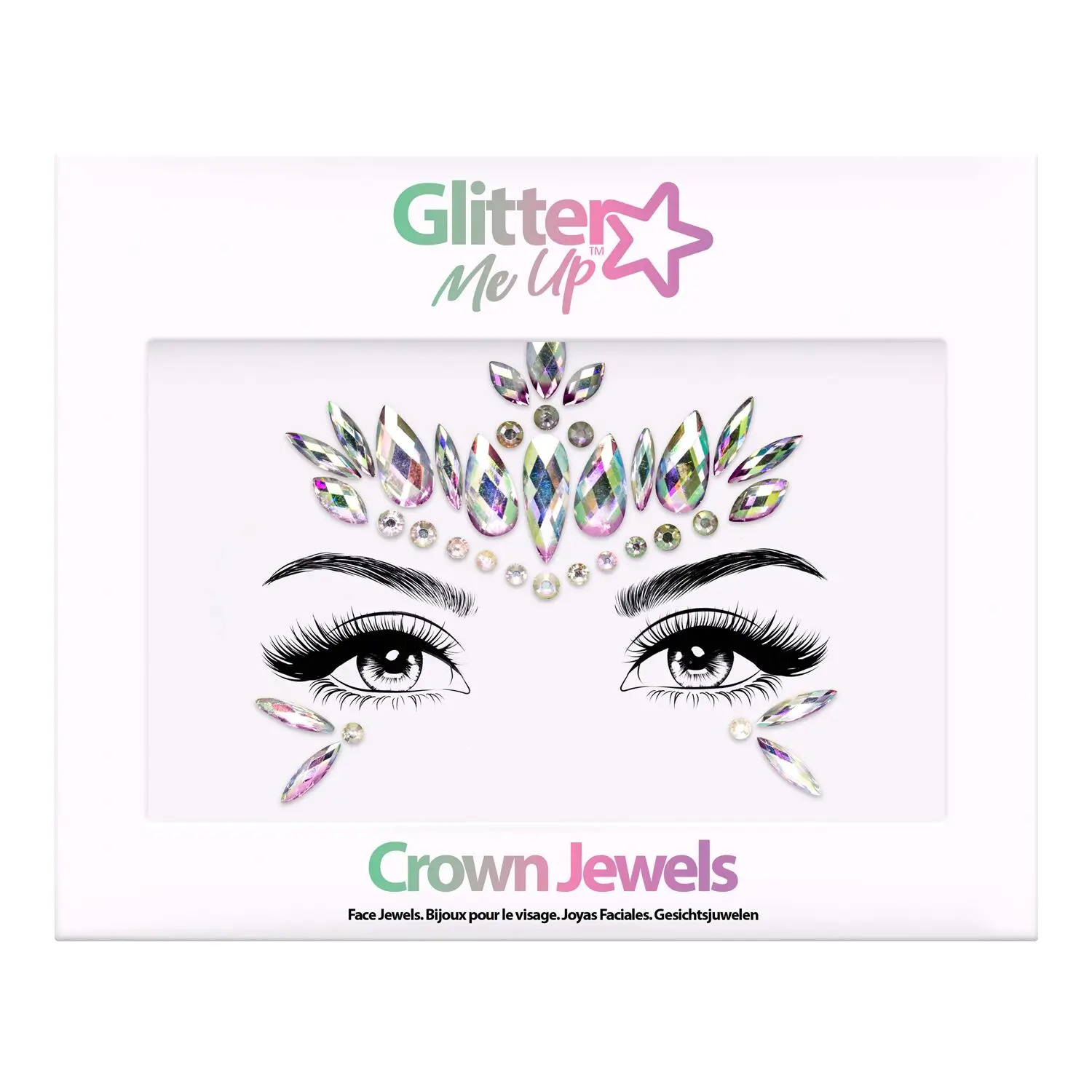 Crown Jewels Face Jewels by Glitter Me Up ™ | PaintGlow