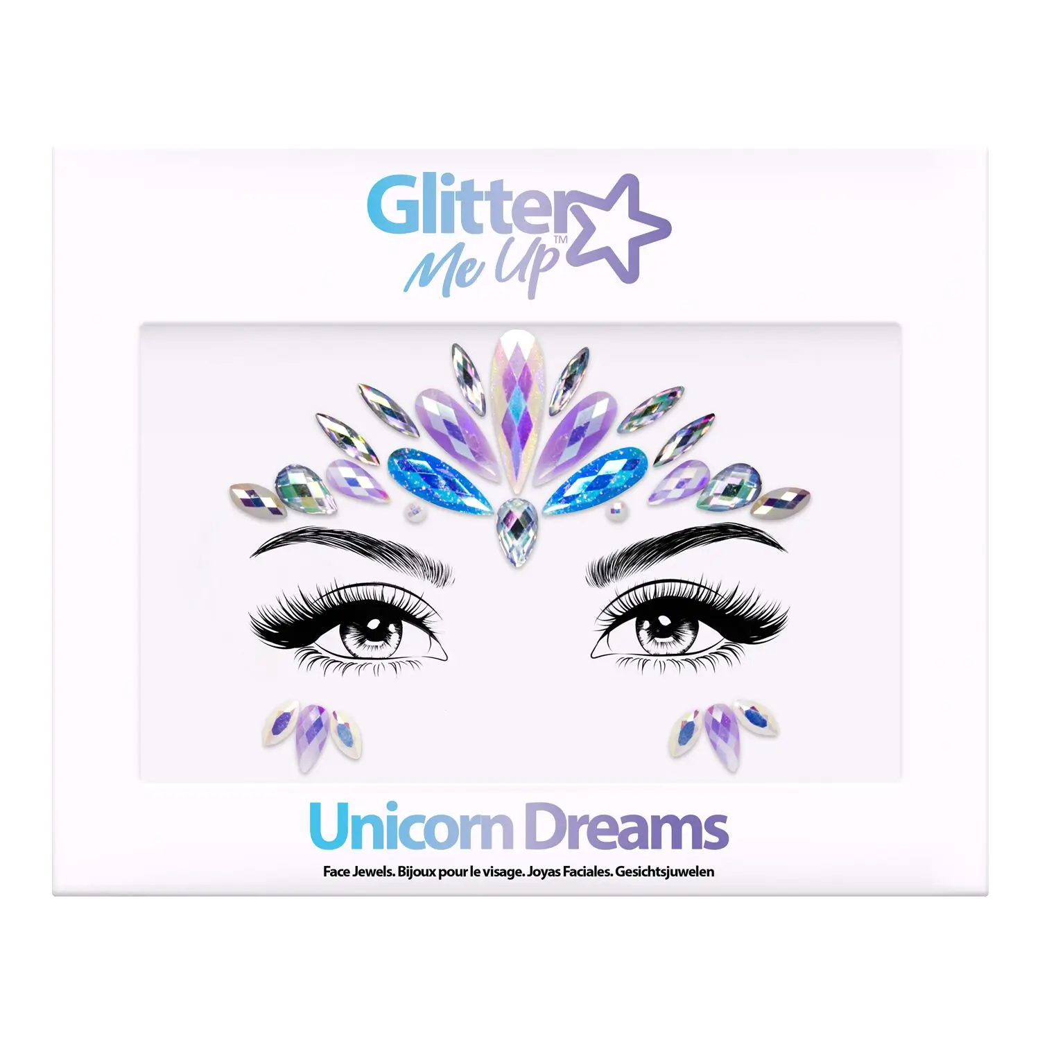 Unicorn Dreams Face Jewels by Glitter Me Up ™ | PaintGlow
