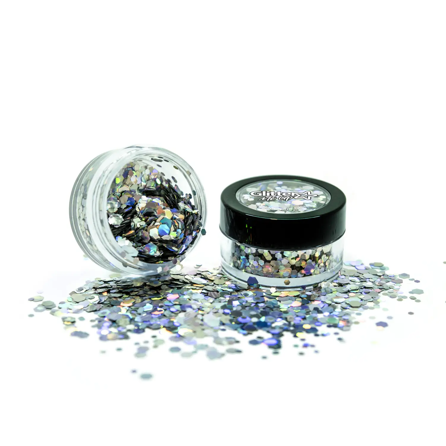 Holographic Chunky Glitter Pots by Glitter Me Up ™ | PaintGlow