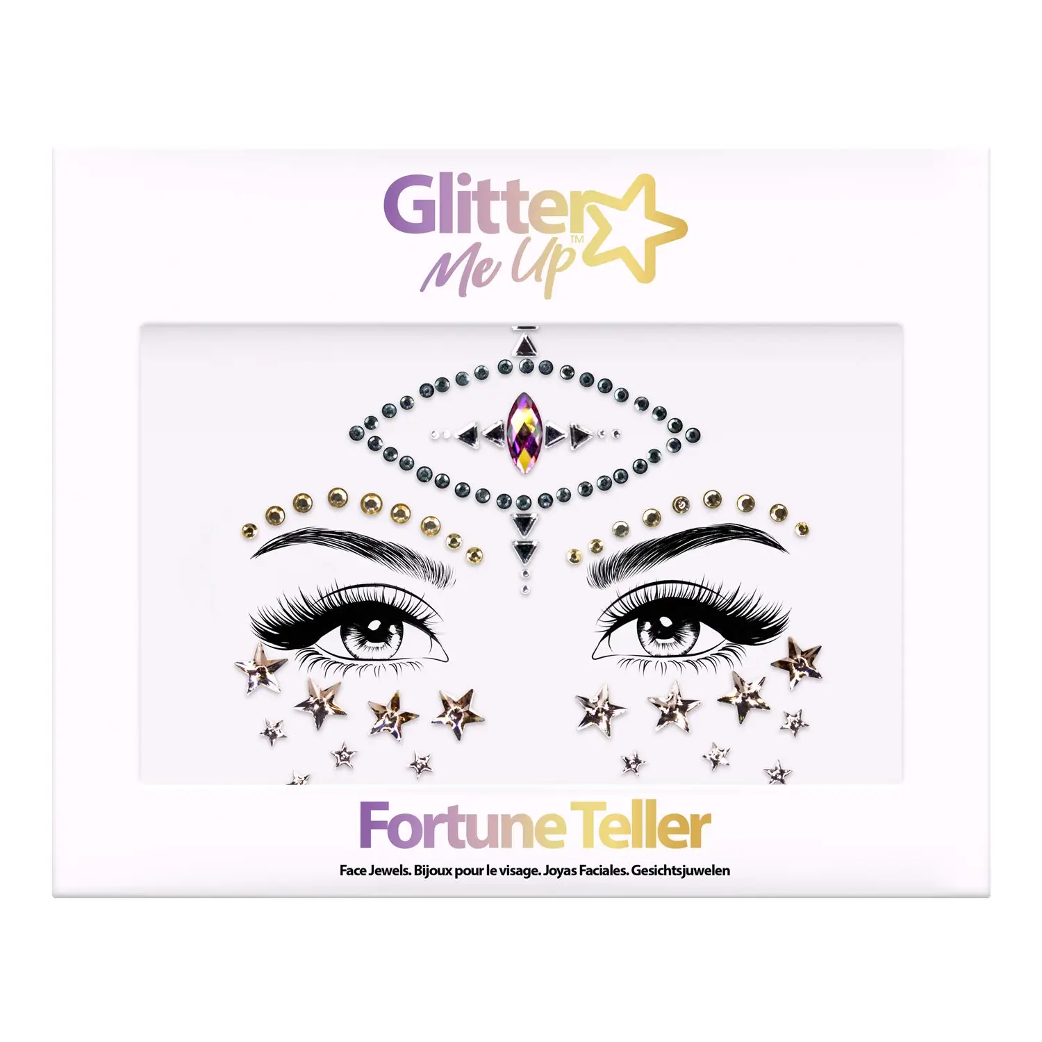 Fortune Teller Face Jewels by Glitter Me Up ™ | PaintGlow