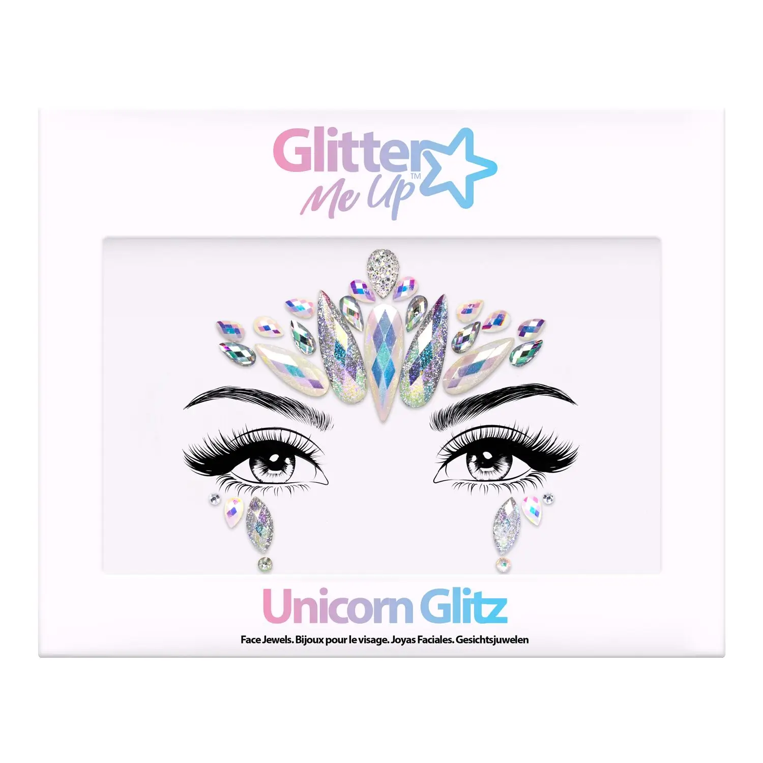 Unicorn Glitz Face Jewels by Glitter Me Up ™ | PaintGlow