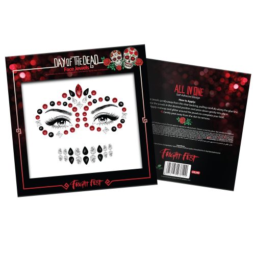 Halloween Face Jewels - Day of the Dead