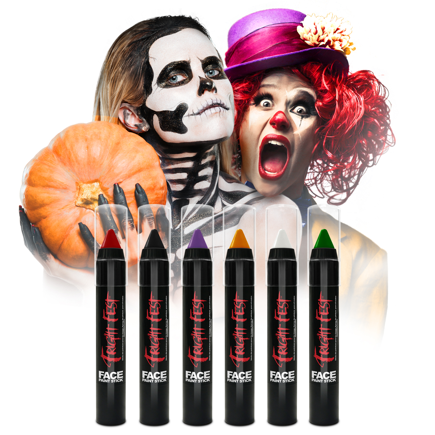 Fright Fest Halloween Face Paint Sticks Range