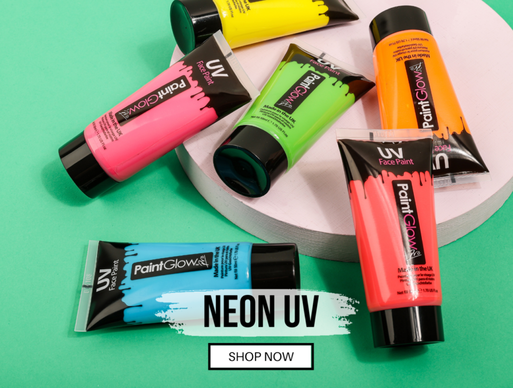 UV Neon Face & Body Paints Banner